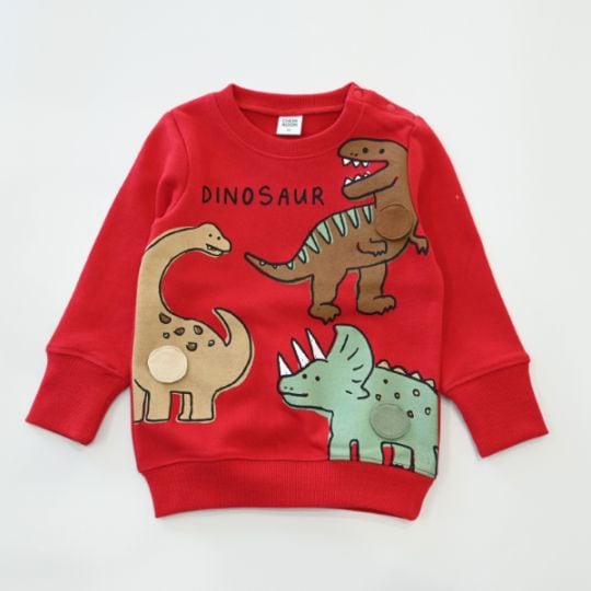 【25FW】恐竜 トレーナー / マスタード