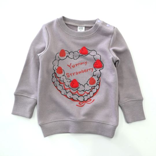 【25FW】いちごショートケーキ トレーナー / アイボリー