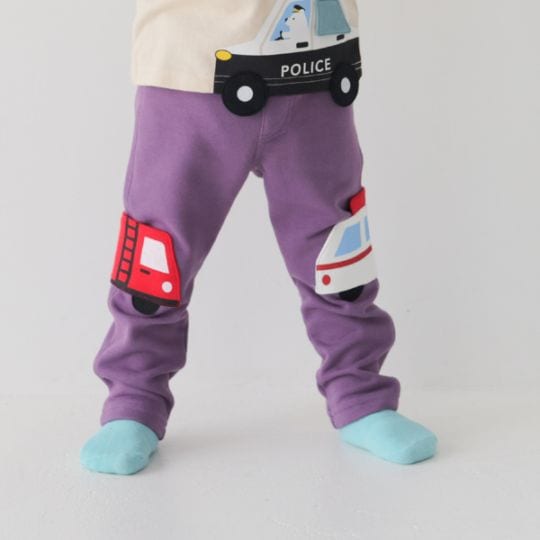 【25FW】働く車 ロングパンツ / ブラック