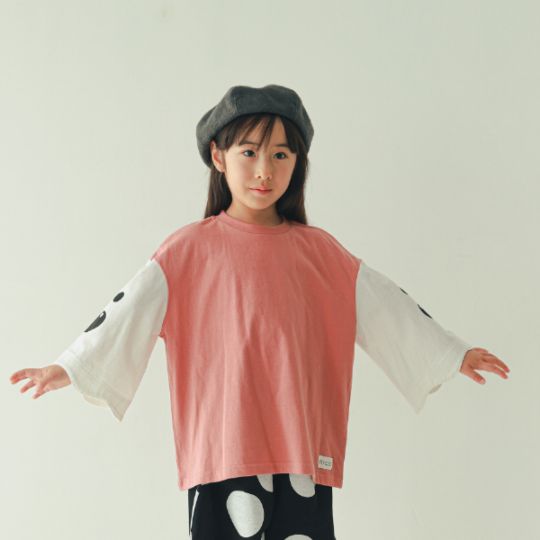 【25FW】おばけ袖 ロングＴシャツ / ブラック