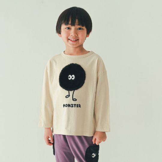 【25FW】モンスター ロングＴシャツ / ブルー