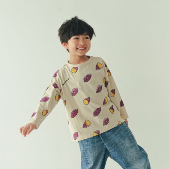 【25FW】やきいも ロングＴシャツ / アイボリー