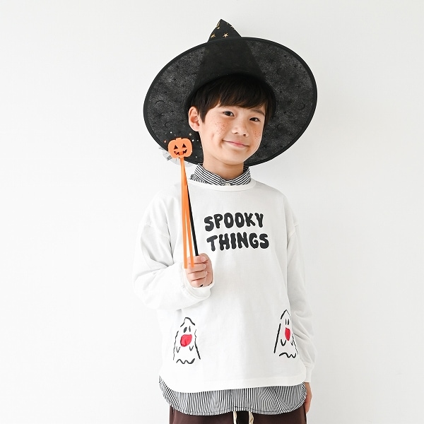【25FW】おばけポケット ロングＴシャツ / オフホワイト
