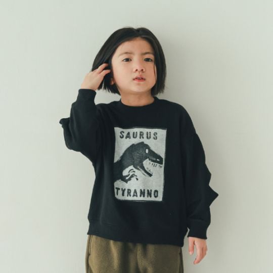 【25FW】恐竜トゲトゲ トレーナー / ブルー