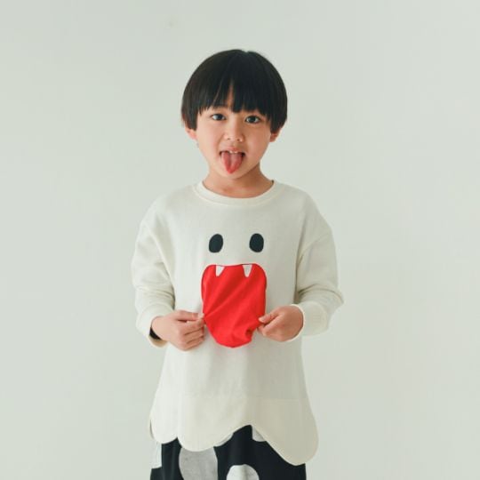 【25FW】おばけ トレーナー / オフホワイト