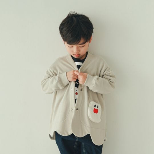 【25FW】おばけ型 カーディガン / グレー