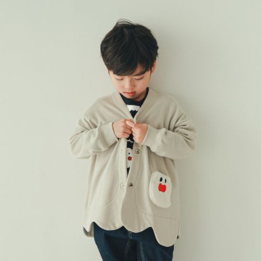 【25FW】おばけ型 カーディガン / ブラック