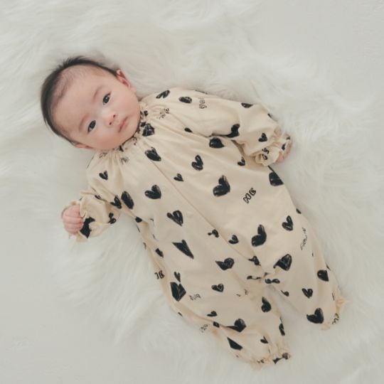 【25FW】アラカルト フリルロンパース / アイボリー