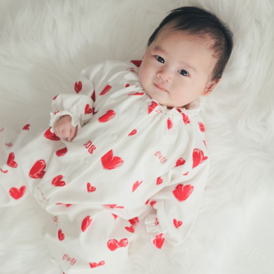 【25FW】アラカルト フリルロンパース / カメオブラウン