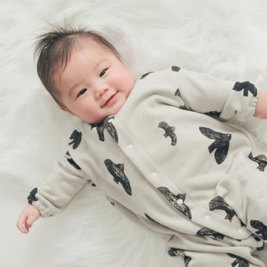 【25FW】アラカルト ギャザーロンパース / ラベンダー