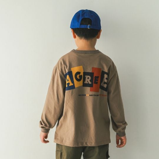 【25FW】AGREE ロングＴシャツ / ベージュ