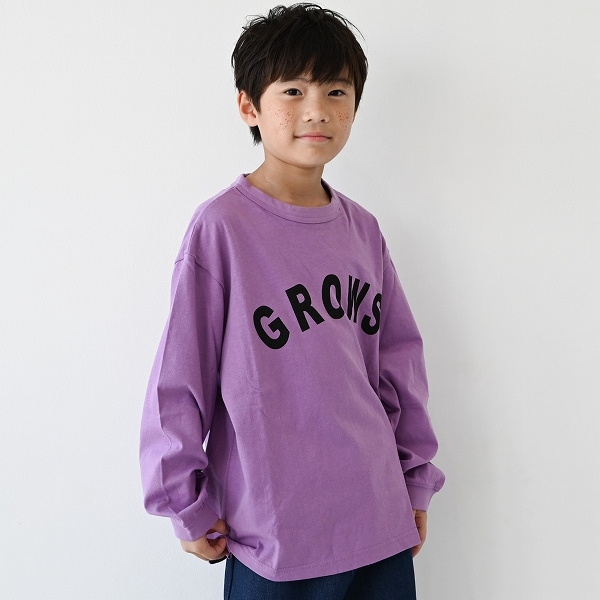 【25FW】GROWS ロングＴシャツ / オフホワイト