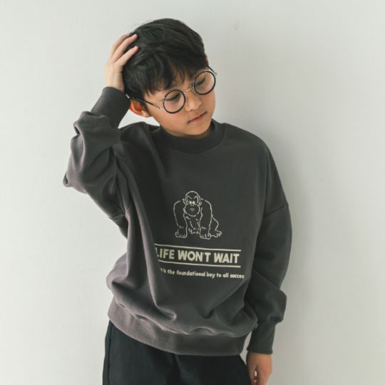 【25FW】GORILLA トレーナー / チャコールグレー