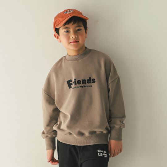 【25FW】FRIENDS トレーナー / チャコールグレー