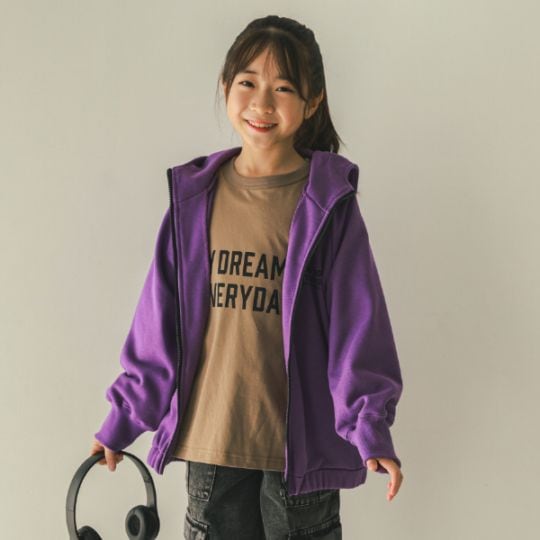 【25FW】ジップ パーカー / パープル