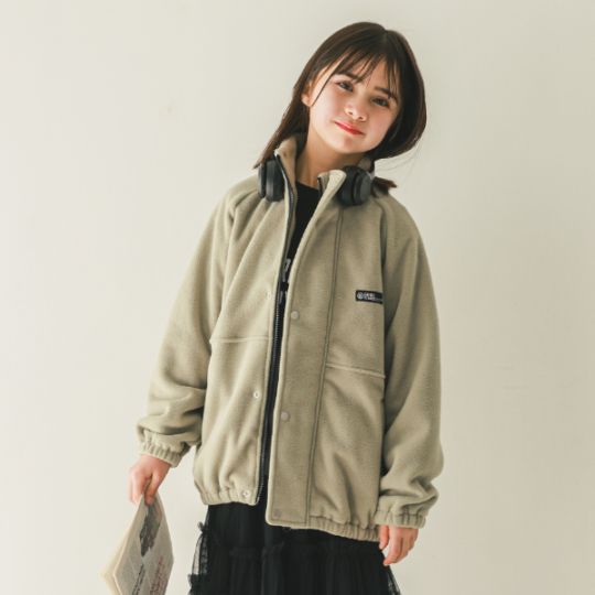 【25FW】フリース ブルゾン / グレー
