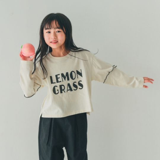【25FW】LEMON GRASS ロングＴシャツ / ラベンダー