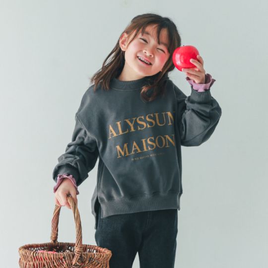 【25FW】ALYSSUM ギャザートレーナー / アイボリー