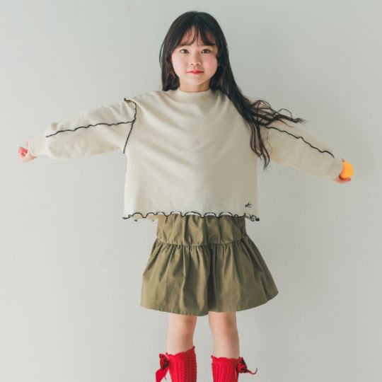 【25FW】メロー トレーナー / アイボリー