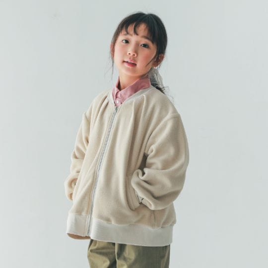 【25FW】MA-1 フリースジャケット / アイボリー