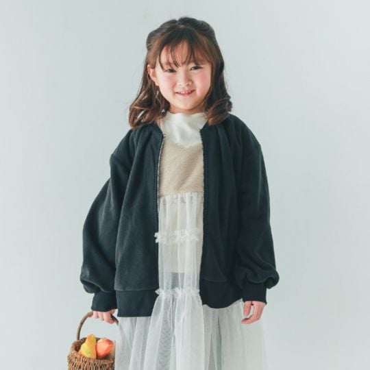 【25FW】MA-1 フリースジャケット / ブラック