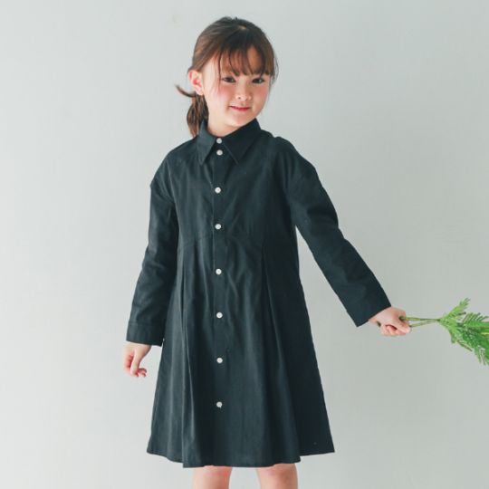 【25FW】タック シャツワンピース / ピンク