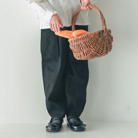 【25FW】ロング サーカスパンツ / ブラック