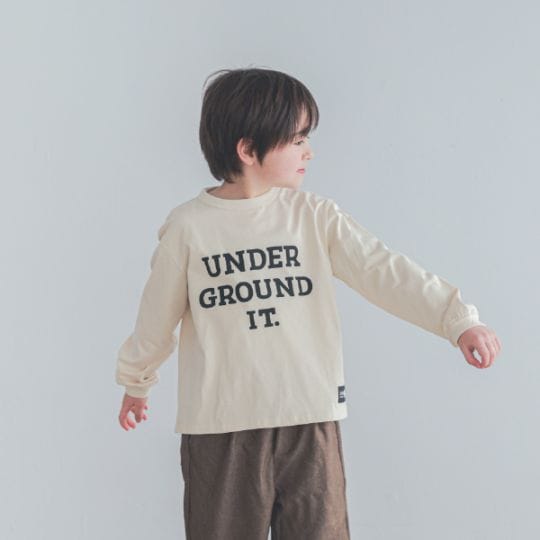 【25FW】UNDER ロングＴシャツ / サンド