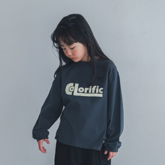 【25FW】Calorific ロングＴシャツ / チャコールグレー