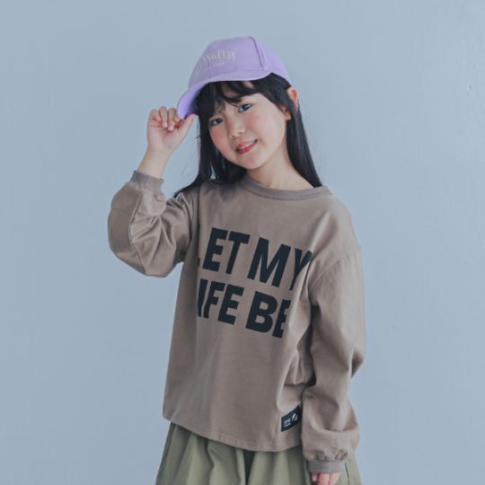 【25FW】LIFE BE ロングＴシャツ / ブラック