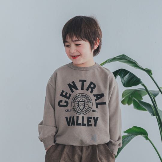 【25FW】CENTRAL トレーナー / チャコールグレー