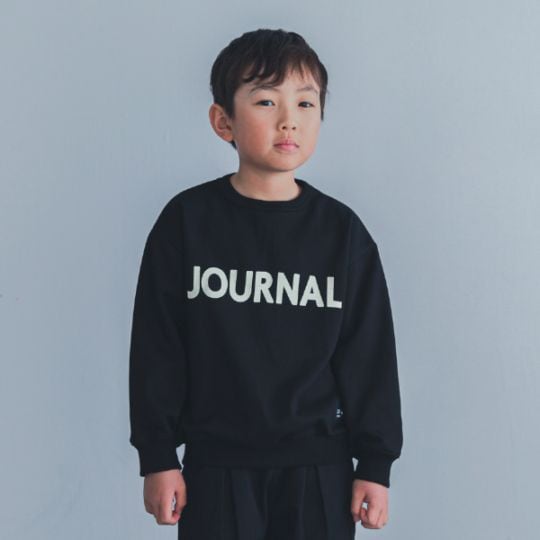 【25FW】JOURNAL トレーナー / ブラック