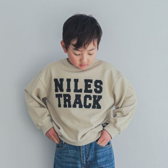 【25FW】NILES トレーナー / チャコールグレー