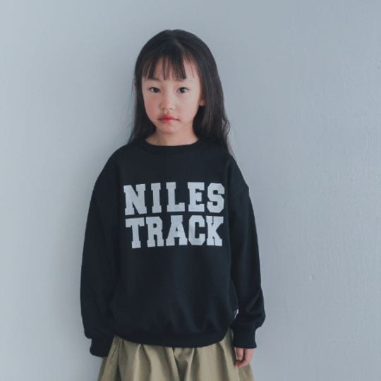 【25FW】NILES トレーナー / ブラック