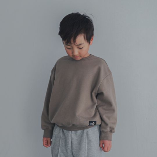 【25FW】ベーシック トレーナー / チャコールグレー