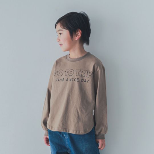 【25FW】GO TO TRIP ロングＴシャツ / オフホワイト