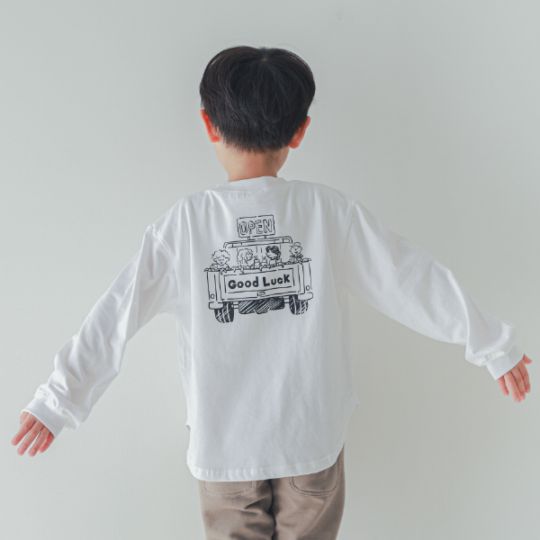 【25FW】GO TO TRIP ロングＴシャツ / オフホワイト