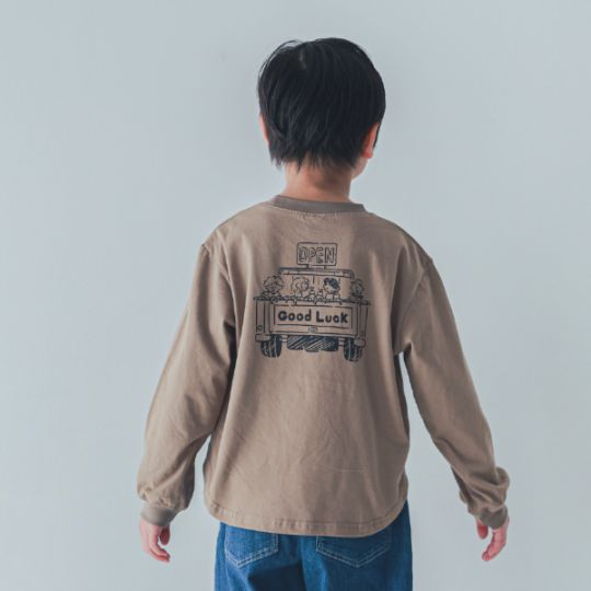 【25FW】GO TO TRIP ロングＴシャツ / ベージュ