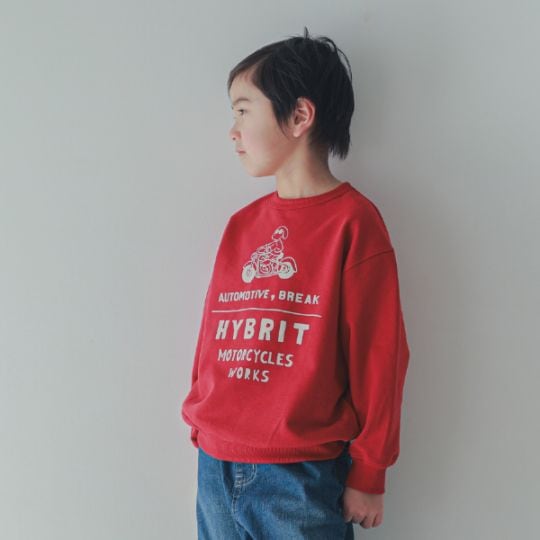 【25FW】HYBRIT トレーナー / レッド