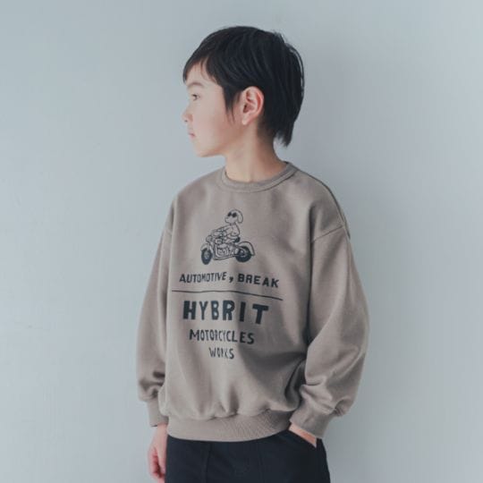 【25FW】HYBRIT トレーナー / チャコールグレー