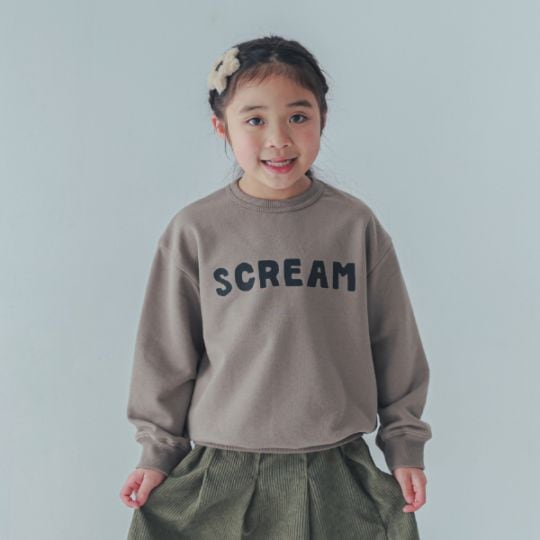 【25FW】SCREAM トレーナー / ベージュ
