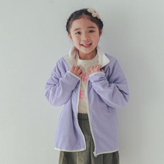 【25FW】SEC カラーナイロンジャケット / ラベンダー