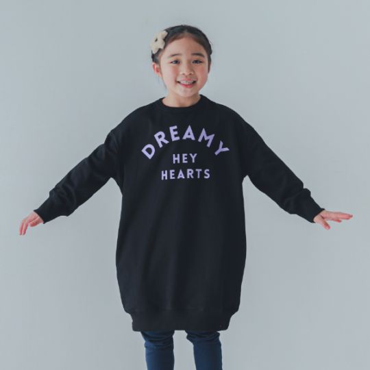 【25FW】DREAMY スウェットワンピース / ブラック