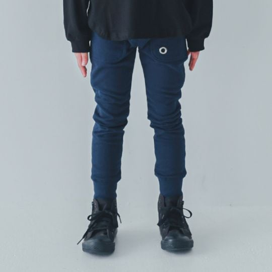 【25FW】スウェット リブロングパンツ / ネイビー