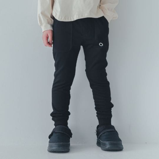 【25FW】スウェット リブロングパンツ / ブラック