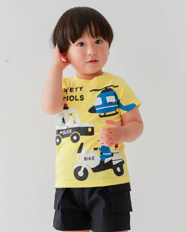 【チークルーム】パトロールＴシャツ / イエロー