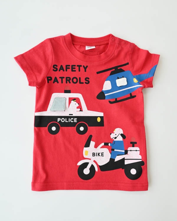 【チークルーム】パトロールＴシャツ / レッド