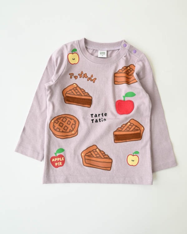 【チークルーム】アップルパイロングＴシャツ / ピンク