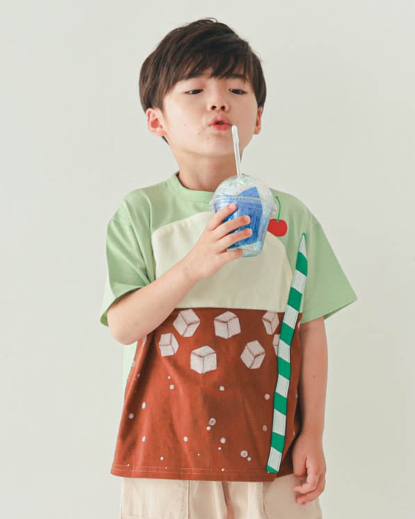 【ニコフラート】クリームソーダＴシャツ / ラベンダー