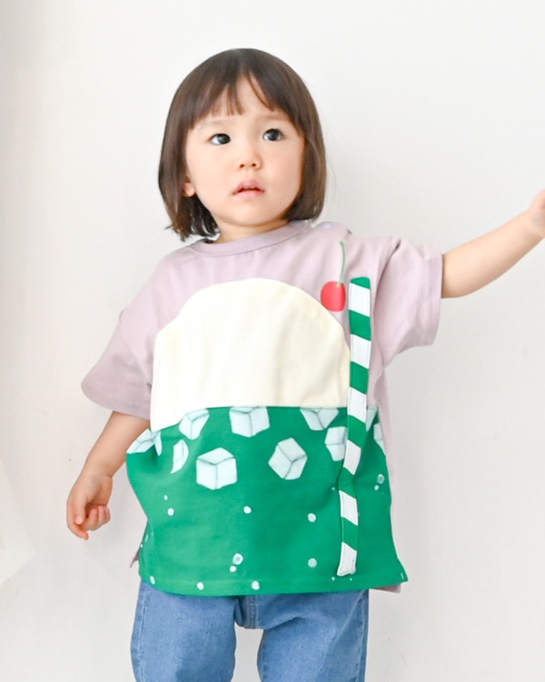 【ニコフラート】クリームソーダＴシャツ / ラベンダー